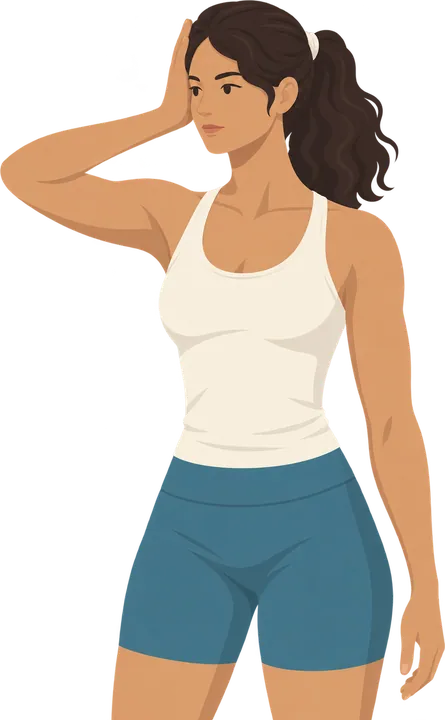 Isometric Neck Hold, standing position