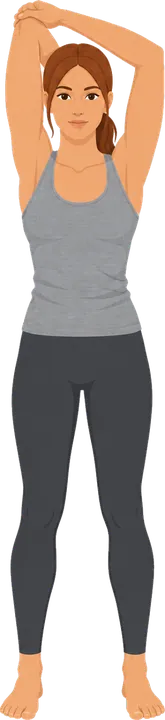 Overhead Triceps, standing position